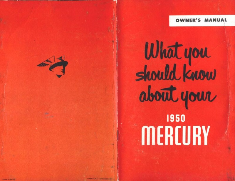 1950 Mercury Manual